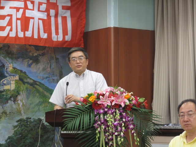 徐韬院长致欢迎词
